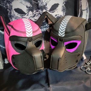 Pup Hoods Pink/Black only (Black has sold)